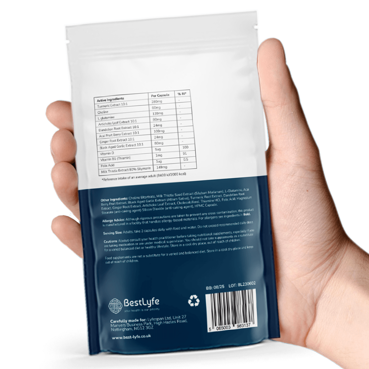 Liver support Ingredients list